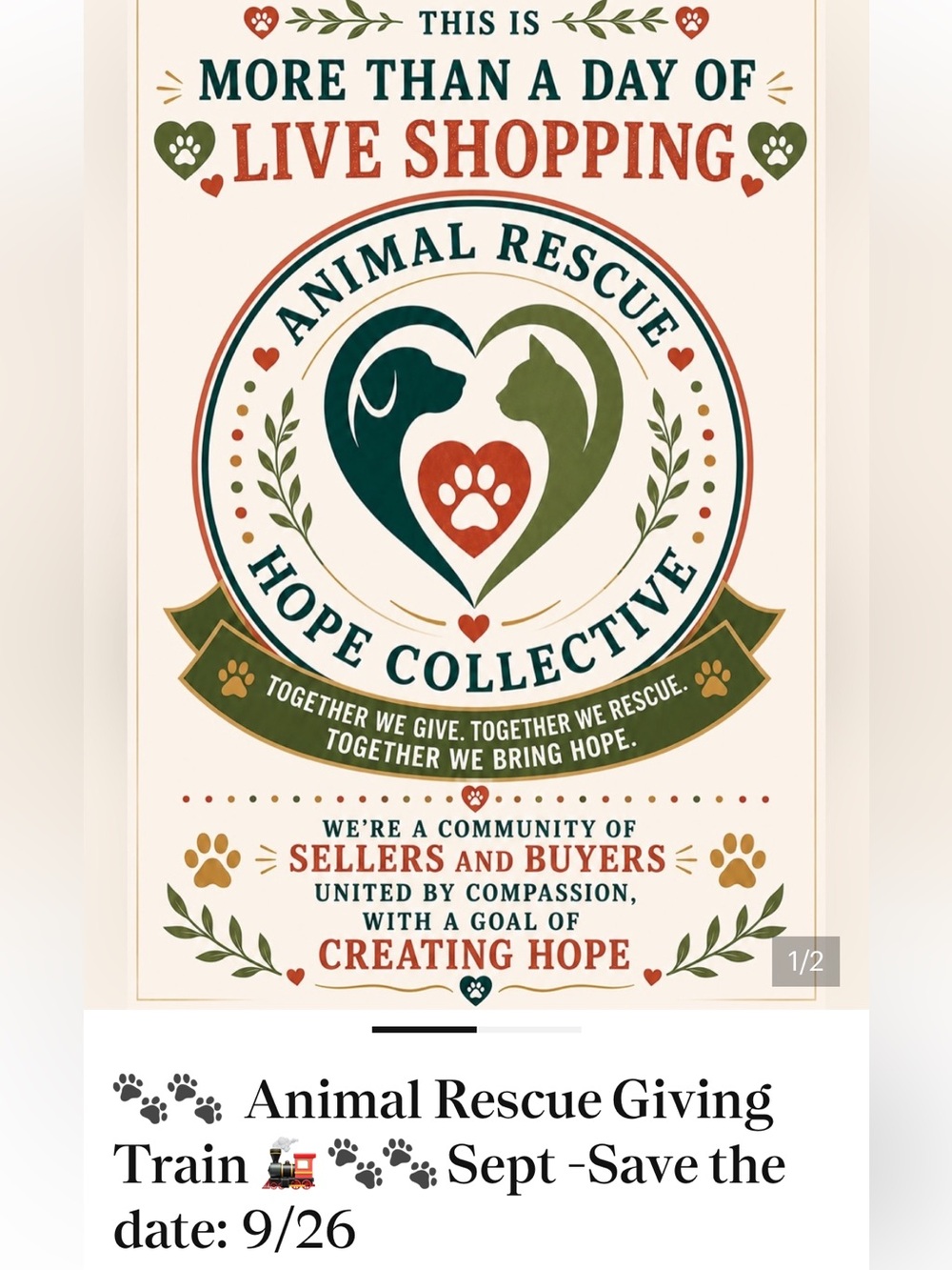 9/26/2026 Animal Rescue  Hope Collective Train
